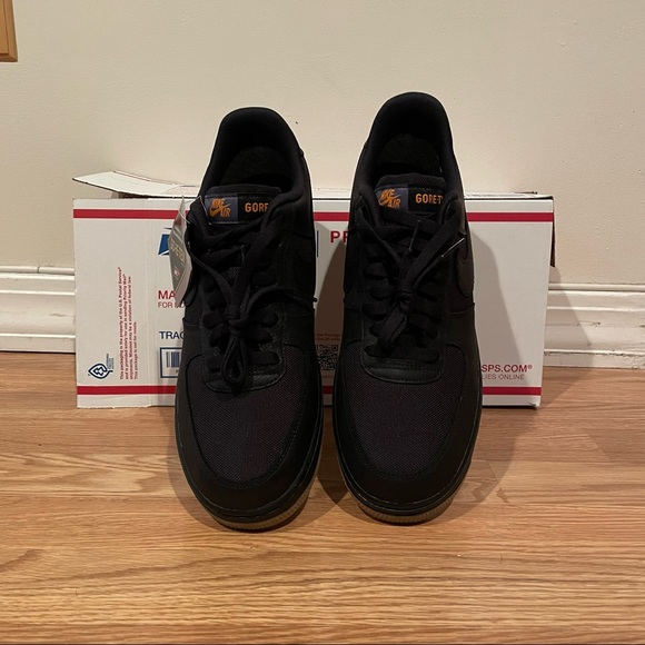 Air Force 1 Low Gore-Tex black/Gum Size 10 Deadstock new without box DS - Picture 3 of 5